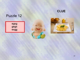 Puzzle 12 CLUE 
