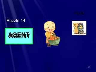 Puzzle 14 CLUE 