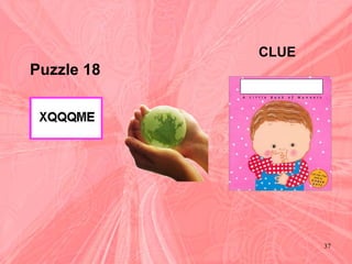 Puzzle 18 CLUE 