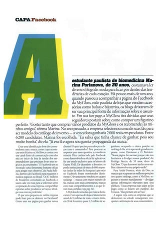 Eu sou fã da sua marca