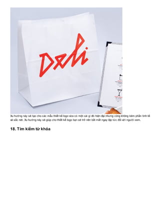 20 xu hướng thiết kế logo lớn nhất