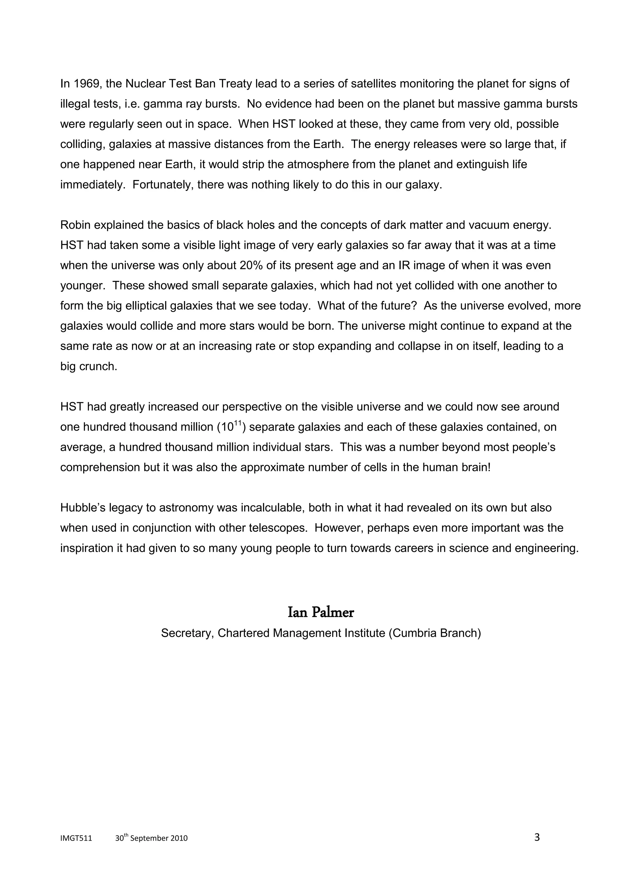 20 years of hubble space telescope | PDF