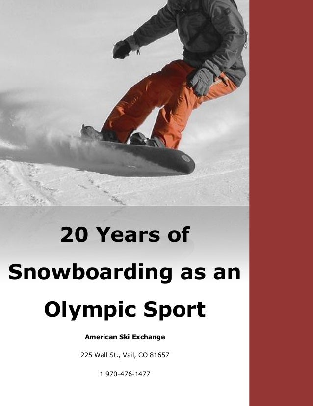 20 Years of Snowboarding as an Olympic Sport