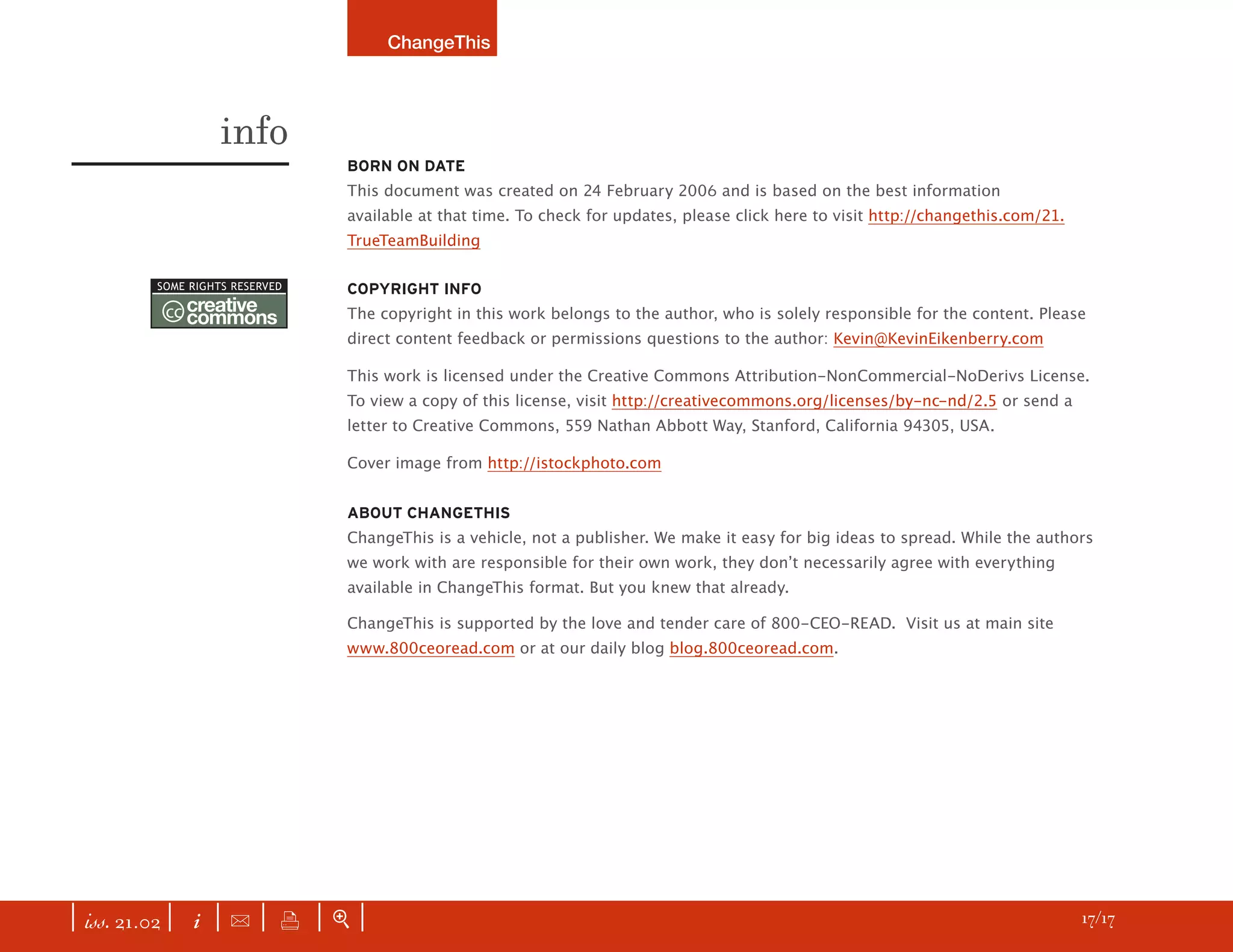 CHANGETHIS True Team Building: More Than a Recreational Retreat