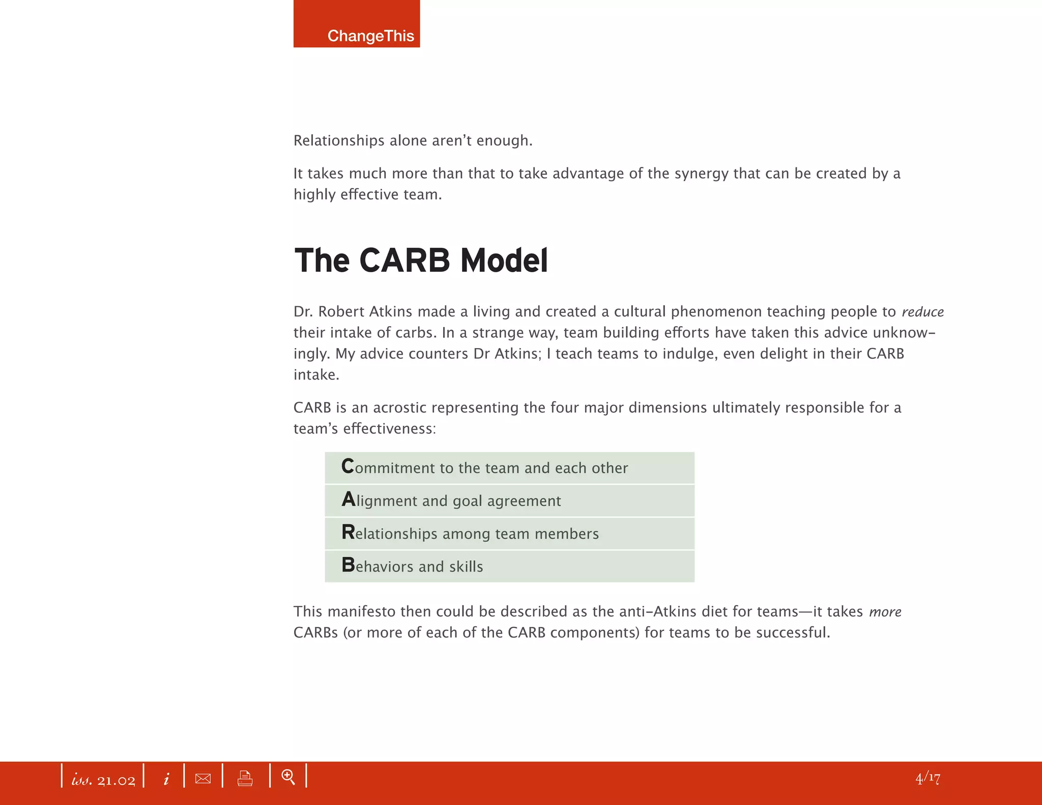 CHANGETHIS True Team Building: More Than a Recreational Retreat