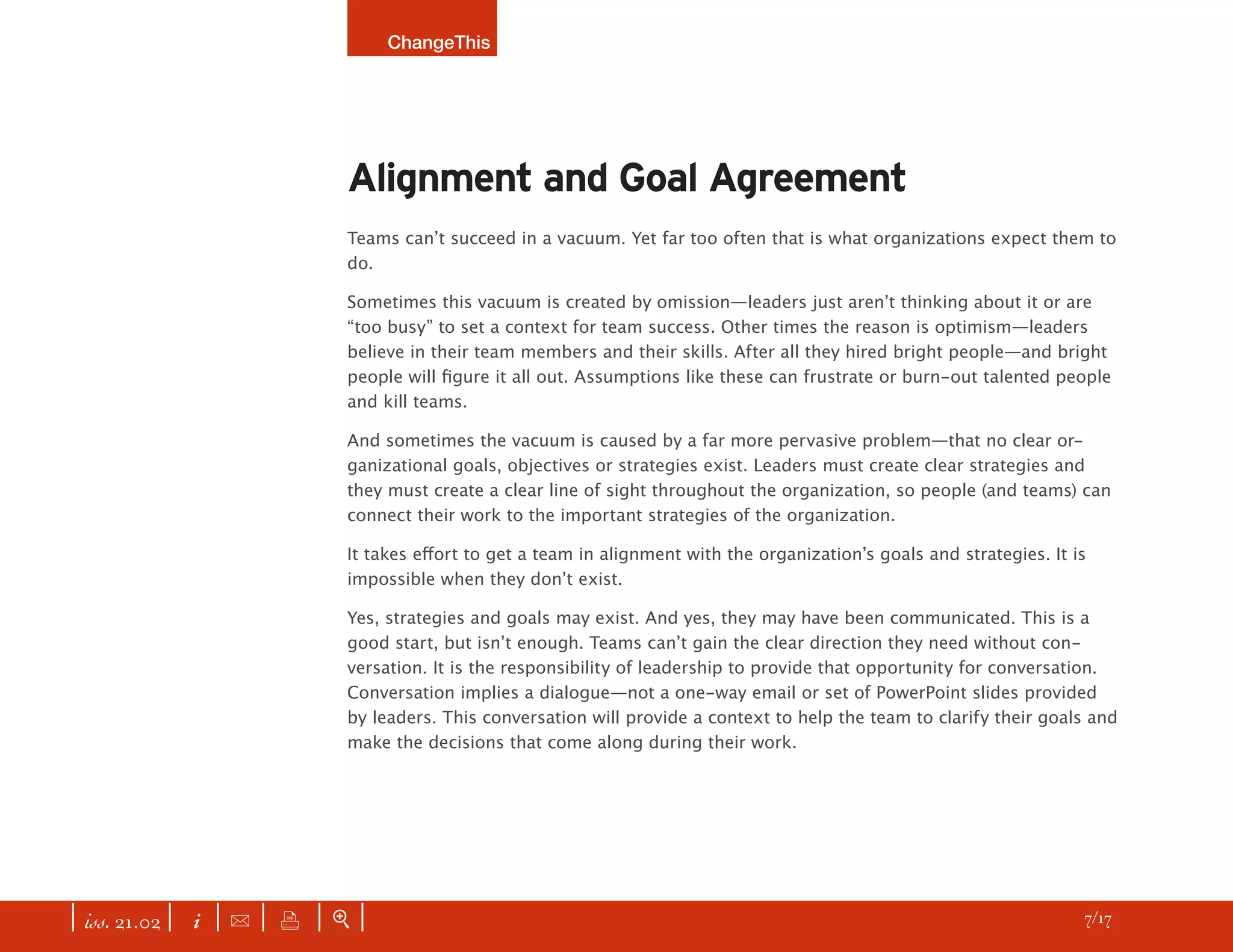 CHANGETHIS True Team Building: More Than a Recreational Retreat