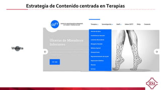 Estrategia de Contenido centrada en Terapias
 
