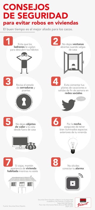 Consejos de seguridad para evitar robos en viviendas | PDF