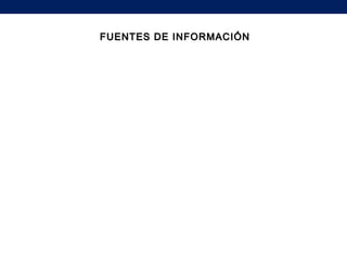 FUENTES DE INFORMACIÓNFUENTES DE INFORMACIÓN
 