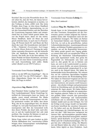 21. LTG-Sitzung am 30. September 2010