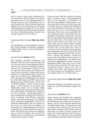 21. LTG-Sitzung am 30. September 2010