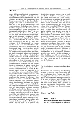 21. LTG-Sitzung am 30. September 2010