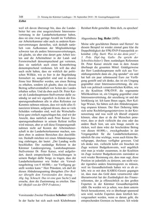 21. LTG-Sitzung am 30. September 2010