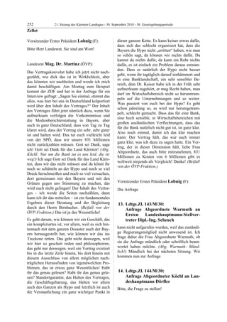 21. LTG-Sitzung am 30. September 2010