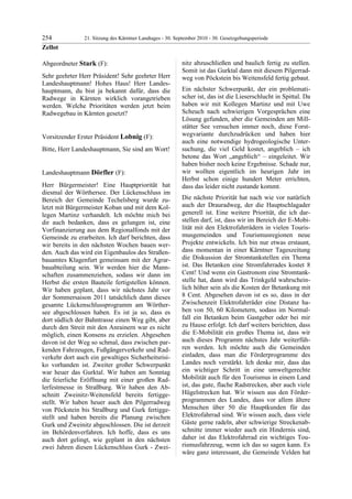 21. LTG-Sitzung am 30. September 2010