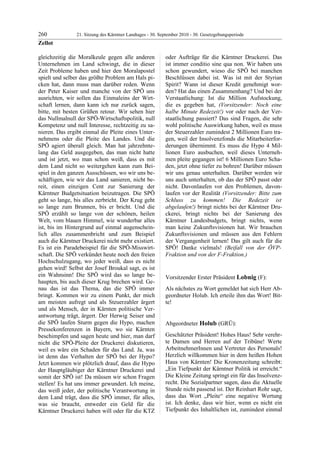 21. LTG-Sitzung am 30. September 2010