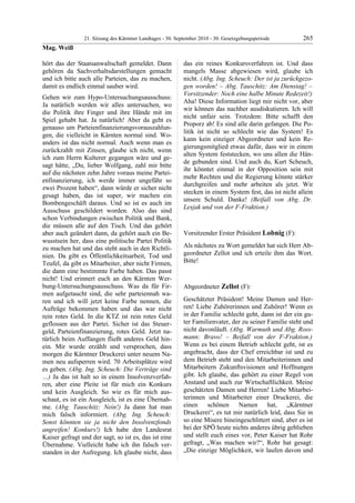 21. LTG-Sitzung am 30. September 2010