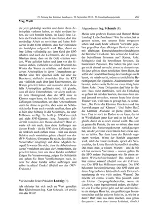 21. LTG-Sitzung am 30. September 2010