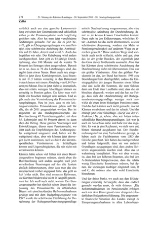 21. LTG-Sitzung am 30. September 2010