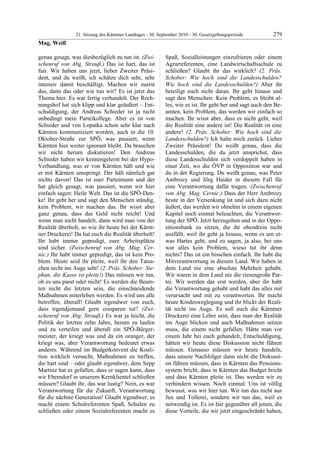 21. LTG-Sitzung am 30. September 2010