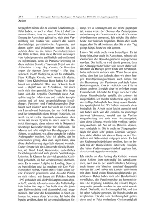 21. LTG-Sitzung am 30. September 2010