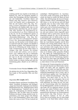 21. LTG-Sitzung am 30. September 2010