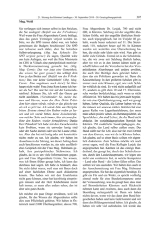 21. LTG-Sitzung am 30. September 2010