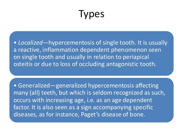 hypercementosis