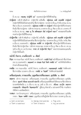 952 §—¡¿’√åÕ¿‘∏“π«√√≥π“ [ Û.  “¡—≠≠°—≥±å
Õ’, ≈∫ ≥⁄). ∑ ⁄‡ µÿ ª“Ø‘À’√Ì ‡¡Ò
®ß· ¥ßª“Ø‘À“√‘¬å„Àâ¢â“æ‡®â“¥Ÿ
ª“Ø‘‡À√ (ªµ‘+À‘ §µ‘¡⁄À‘+Õ) ª“Ø‘À“√‘¬å, ‡À≈◊Õ‡™◊ËÕ. ªØ‘ª°⁄‡¢ ‡Àµ‘ §®⁄©µ’µ‘ ª“Ø‘‡À√Ì
ª“Ø‘À“√‘¬å∑’Ë‡ªìπ‰ª„πΩÉ“¬µ√ß¢â“¡ ™◊ËÕ«à“ª“Ø‘‡À√– (Õ“‡∑» µ ‡ªìπ Ø, À‘ ‡ªìπ ‡À√≥⁄, ≈∫ ≥⁄,
∑’¶– Õ ‡ªìπ Õ“, ≈∫ √–Àπâ“). ªØ‘ª°⁄‡¢ À√µ’µ‘ «“ ª“Ø‘‡À√Ì À√◊Õª“Ø‘À“√‘¬å∑’Ëπ”ΩÉ“¬µ√ß
¢â“¡‰ª ™◊ËÕ«à“ª“Ø‘‡À√– (ªµ‘+À√ À√‡≥+≥, Õ“‡∑» µ ‡ªìπ Ø, ∑’¶– Õ ‡ªìπ Õ“, Õ“‡∑» Õ ∑’Ë
À ‡ªìπ ‡Õ, ≈∫ ≥⁄). °µ⁄∂ πÿ ‚¢ Õµ’µæÿ∑⁄∏“ Õ‘¡Ì ª“Ø‘‡À√Ì °µ⁄«“Ú
æ√–æÿ∑∏‡®â“„πÕ¥’µ
∑√ß∑”ª“Ø‘À“√‘¬åπ’È∑’Ë‰ÀπÀπÕ
ª“Ø‘À“√‘¬ (ªµ‘+À‘ §µ‘¡⁄À‘+Õ) ª“Ø‘À“√‘¬å, ‡À≈◊Õ‡™◊ËÕ. ªØ‘ª°⁄‡¢ ‡Àµ‘ §®⁄©µ’µ‘ ª“Ø‘À“√‘¬Ì
ª“Ø‘À“√‘¬å∑’Ë‡ªìπ‰ª„πΩÉ“¬µ√ß¢â“¡ ™◊ËÕ«à“ª“Ø‘À“√‘¬– (Õ“‡∑» µ ‡ªìπ Ø, À‘ ‡ªìπ À“√‘¬, ∑’¶–
Õ ‡ªìπ Õ“, ≈∫ √–Àπâ“). ªØ‘ª°⁄‡¢ À√µ’µ‘ «“ ª“Ø‘À“√‘¬Ì À√◊Õª“Ø‘À“√‘¬å∑’Ëπ”ΩÉ“¬µ√ß
¢â“¡‰ª ™◊ËÕ«à“ª“Ø‘À“√‘¬– (ªµ‘+À√ À√‡≥+≥⁄¬, Õ“‡∑» µ ‡ªìπ Ø, ∑’¶– Õ ‡ªìπ Õ“, ≈∫ ≥⁄,
«ÿ∑∏‘ Õ ‡ªìπ Õ“, ≈ß Õ‘ Õ“§¡). √“™“ µÌ ª“Ø‘À“√‘¬Ì ∑‘ ⁄«“Û
æ√–√“™“∑Õ¥æ√–‡πµ√‡ÀÁπ
ª“Ø‘À“√‘¬åπ—Èπ·≈â«
Àπâ“∑’Ë, °‘®°“√, ß“π∑’Ë§«√∑” Ú »—æ∑å
°‘®⁄® (°√ °√‡≥+√‘®⁄®) Àπâ“∑’Ë, °‘®°“√, ß“π∑’Ë§«√∑”. °√≥’¬Ì °‘®⁄®Ì Àπâ“∑’ËÕ—π§«√∑” ™◊ËÕ«à“°‘®®–
(≈∫ √⁄√⁄, ≈∫ √–Àπâ“). Õê⁄êµ√Ì «“ ªπ ⁄  °‘®⁄®Ì ‚Àµ‘ °√≥’¬Ì «“Ù
Àπâ“∑’ËÀ√◊Õ°‘®∑’Ë§«√
∑”Õ¬à“ßÕ◊Ëπ¢Õß‡¢“¡’Õ¬Ÿà
°√≥’¬ (°√ °√‡≥+Õπ’¬) Àπâ“∑’Ë, °‘®°“√, ß“π∑’Ë§«√∑”. °µ⁄µæ⁄æπ⁄µ‘ °√≥’¬Ì °‘®∑’Ë§«√∑”
™◊ËÕ«à“°√≥’¬– (Õ“‡∑» π ‡ªìπ ≥). °√≥’¬Ì π «‘™⁄™µ‘ı
°‘®∑’Ë§«√∑”¬àÕ¡‰¡à¡’
‡§√◊ËÕßª√ÿß·µàß, °“√Õ∫°≈‘Ëπ, ∫ÿ≠À√◊Õ∫“ª∑’ËÕ∫√¡¡“, Õÿªπ‘ —¬ Ú »—æ∑å
 ß⁄¢“√ ( Ì+°√ °√‡≥+≥) ‡§√◊ËÕßª√ÿß·µàß, °“√Õ∫°≈‘Ëπ, ∫ÿ≠À√◊Õ∫“ª∑’ËÕ∫√¡¡“, Õÿªπ‘ —¬,
 —ß¢“√.  ÿπ⁄∑√Ì °√’¬‡µ Õ‡ππ“µ‘  ß⁄¢“‚√ ‡§√◊ËÕßª√ÿß·µàß∑’Ë™à«¬∑”„Àâ «¬ß“¡™◊ËÕ«à“ —ß¢“√–
(Õ“‡∑»π‘§À‘µ‡ªìπ ß⁄, ° ‡ªìπ ¢, ≈∫ ≥⁄, «ÿ∑∏‘ Õ ‡ªìπ Õ“). µ‚¬‡¡ Õ“«ÿ‚   ß⁄¢“√“
°“¬ ß⁄¢“‚√ «®’ ß⁄¢“‚√ ®‘µ⁄µ ß⁄¢“‚√ˆ
ºŸâ¡’Õ“¬ÿ  —ß¢“√¡’ Û Õ¬à“ß‡À≈à“π’È §◊Õ °“¬ —ß¢“√
«®’ —ß¢“√ ·≈–®‘µµ —ß¢“√
«“ π“ («  π‘«“‡ +¬ÿ+Õ“) ‡§√◊ËÕßª√ÿß·µàß, °“√Õ∫°≈‘Ëπ, ∫ÿ≠À√◊Õ∫“ª∑’ËÕ∫√¡¡“, Õÿªπ‘ —¬,
«“ π“. ®‘µ⁄‡µ « µ’µ‘ «“ π“ ∫ÿ≠À√◊Õ∫“ª∑’ËÕ¬Ÿà„π®‘µ ™◊ËÕ«à“«“ π“ (Õ“‡∑» ¬ÿ ‡ªìπ Õπ,
Ò ¢ÿ.Õª. ÛÛ/˘Ù/Ú˘Û Ú ∏¡⁄¡.ÕØ˛. ˆ(Ú)/ÒÙ˘/¯Ú Û «‘.ÕØ˛. Ò/ıÛ
Ù «‘.¡À“. Ù/Ò¯˘/Ú¯ ı «‘.¡À“. ı/ÚÙÙ/¯ ˆ ¡.¡Ÿ. ÒÚ/ÒÚ/˜Û
 