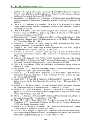 QRS Complex Detection and Analysis of Cardiovascular Abnormalities: A ...