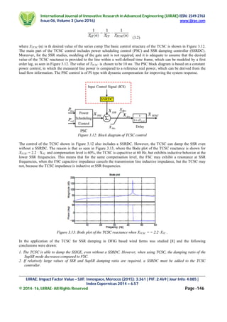 SSR Damping Using GCSC and TCSC in Wind Farms | PDF