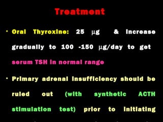 Diseases of thyroid gland 