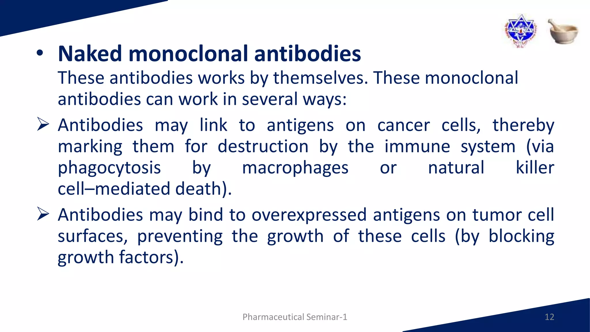 Monoclonal Antibodies for Cancer Treatment | PPTX