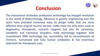 Monoclonal Antibodies for Cancer Treatment | PPTX