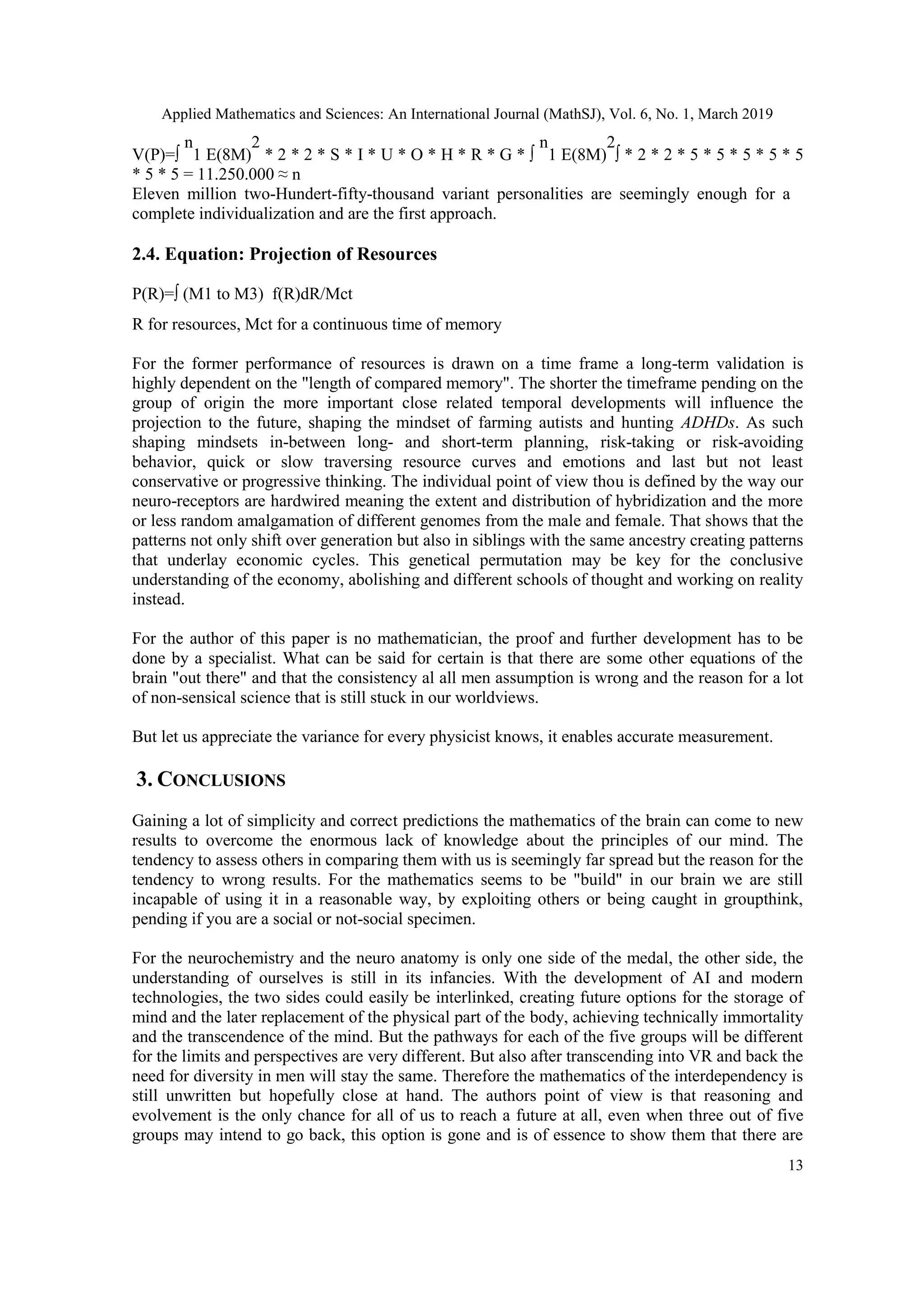 THE MATHEMATICS OF THE BRAIN | PDF