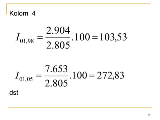 58
Kolom 4
dst
53,103100.
805.2
904.2
98,01 I
83,272100.
805.2
653.7
05,01 I
 