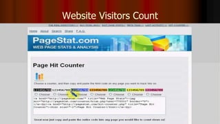 Website Visitors Count
 
