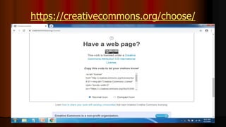 https://creativecommons.org/choose/
 