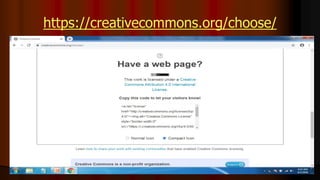 https://creativecommons.org/choose/
 