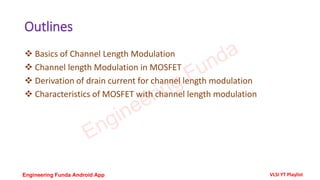 Channel length Modulation | PDF