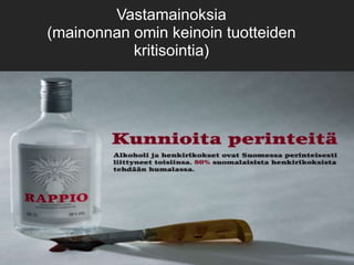 Elokuva -> tuotesijoittelu