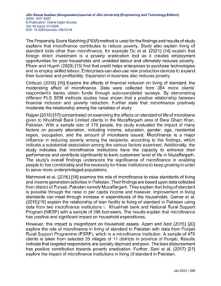 IMPACT OF MICROFINANCE ON POVERTY REDUCTION IN SOUTHERN PUNJAB PAKISTAN ...