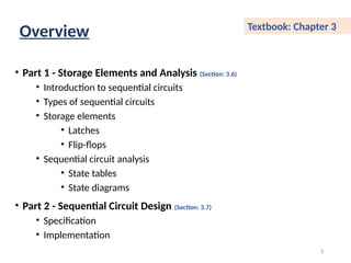 Comprehensive Overview of Sequential Logic Circuits: Storage Elements ...