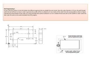 Comprehensive Guide to CNC Part Programming for Milling Operations | PPTX