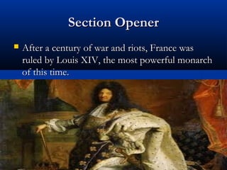 King Louis XIV  Early Life, Reign & Death - Video & Lesson