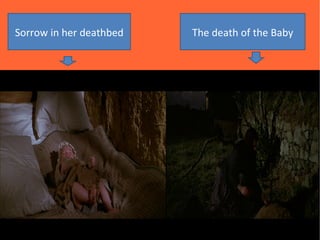 Sorrow in her deathbed   The death of the Baby
 