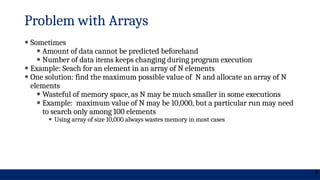 Algoritmos e Estruturas de Dados - dynamic memory allocation | PPTX