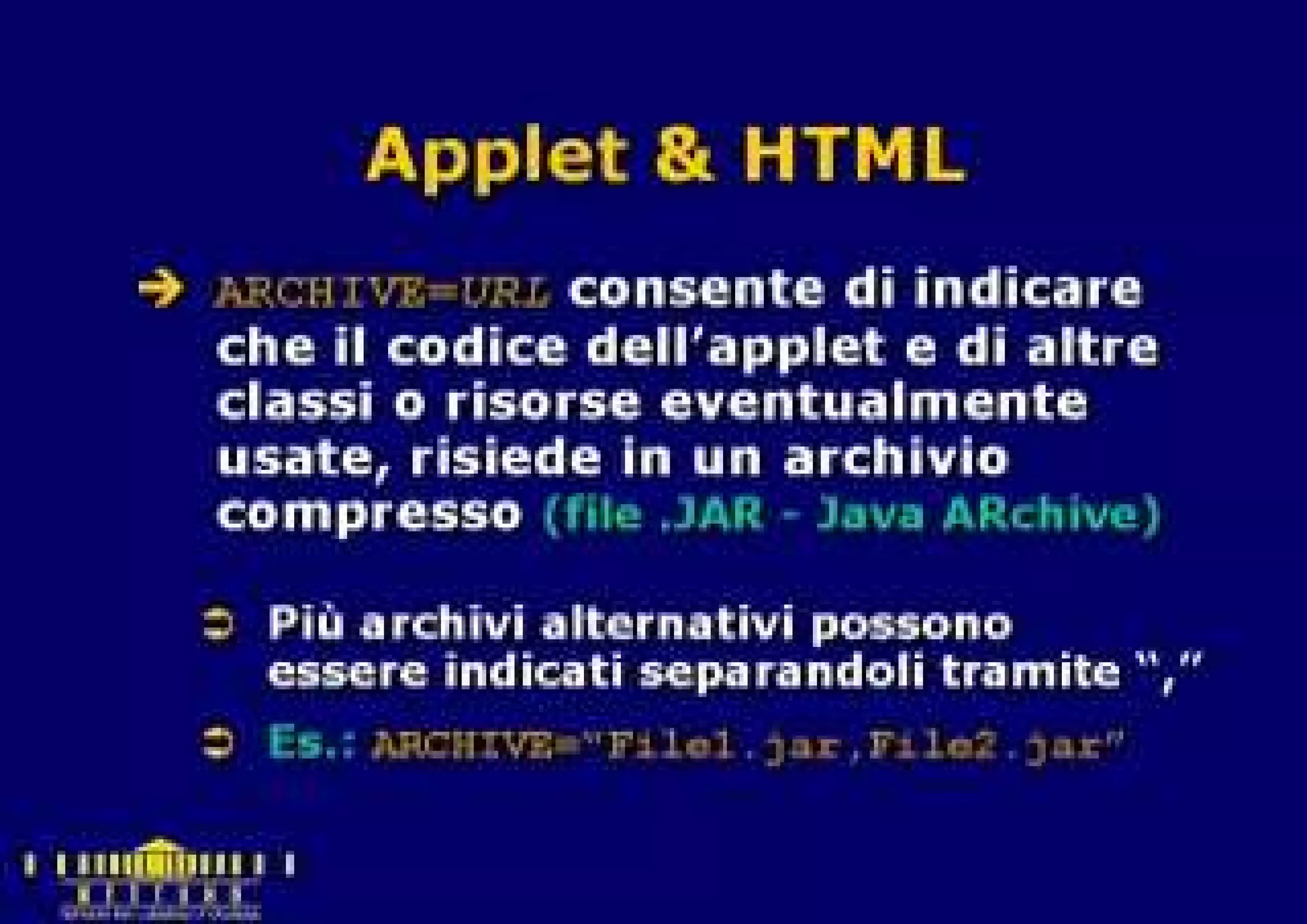 Lezione 21 Java - Applet | PDF