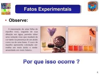 Observe: Fatos Experimentais 