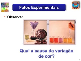 Fatos Experimentais

• Observe:




                              7
 